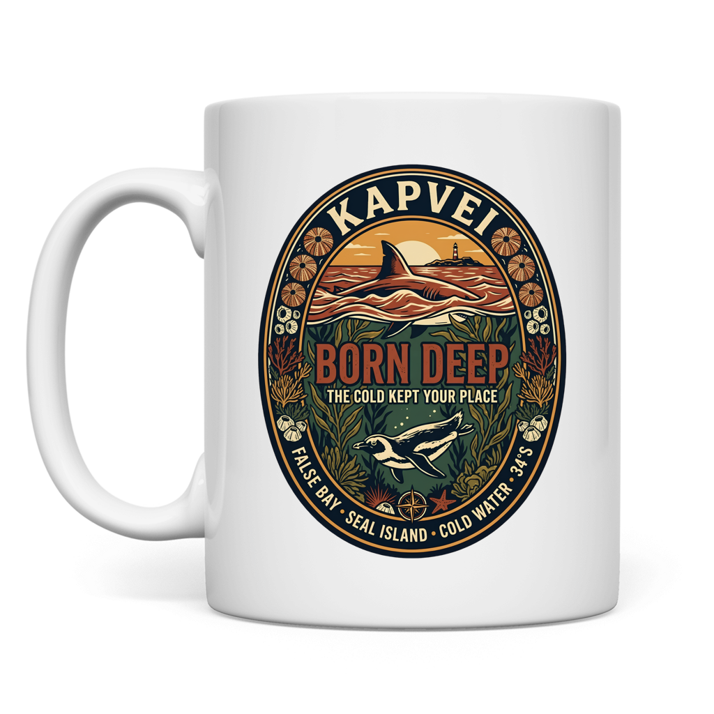 Tasse BORN DEEP Great White / Penguin