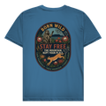 Herren T-Shirt STAY FREE Baboon / Caracal