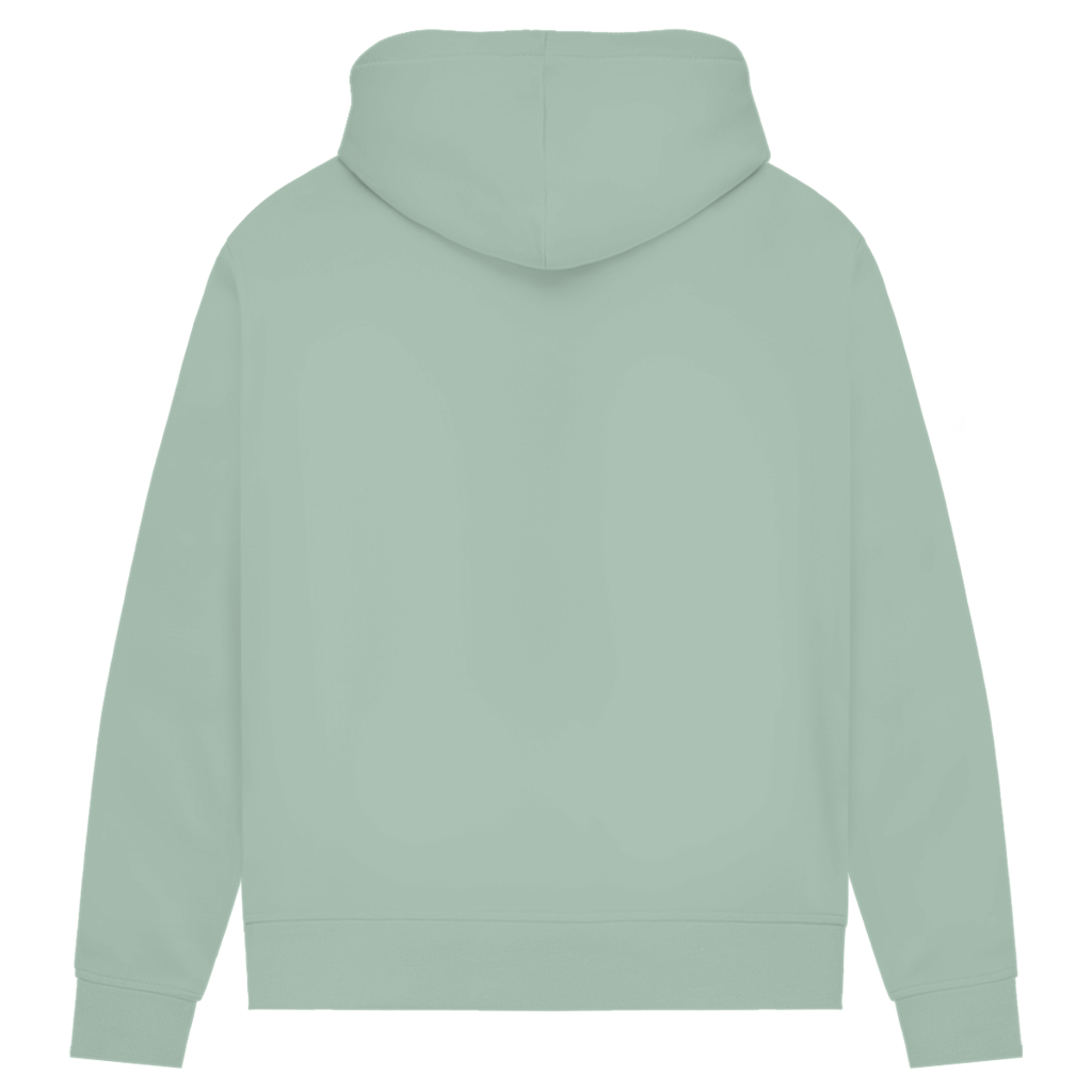 Damen Premium Bio Hoodie GO DEEP Great White / Seal