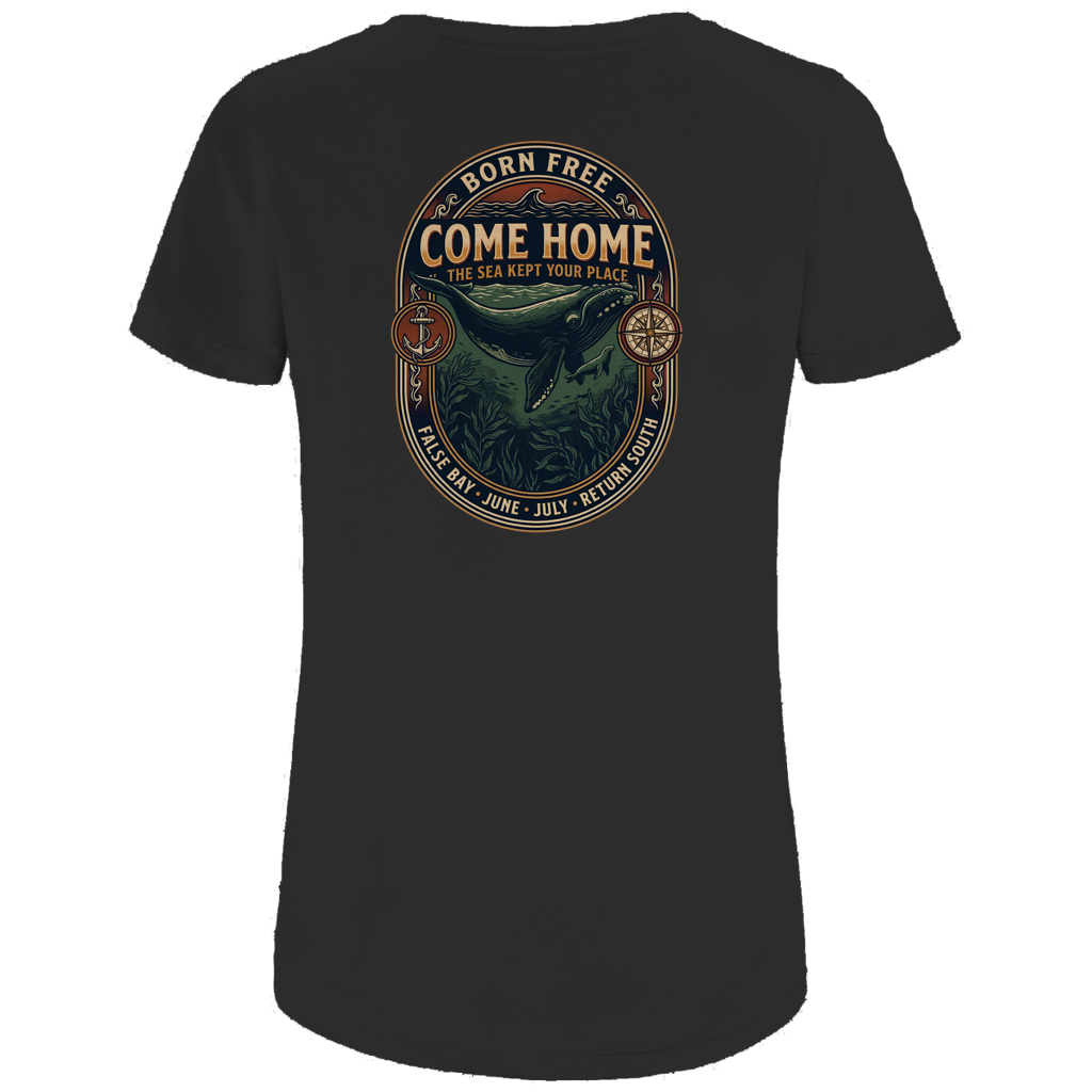 Damen Premium Bio T-Shirt Come Home  S.R.Whale / Seal