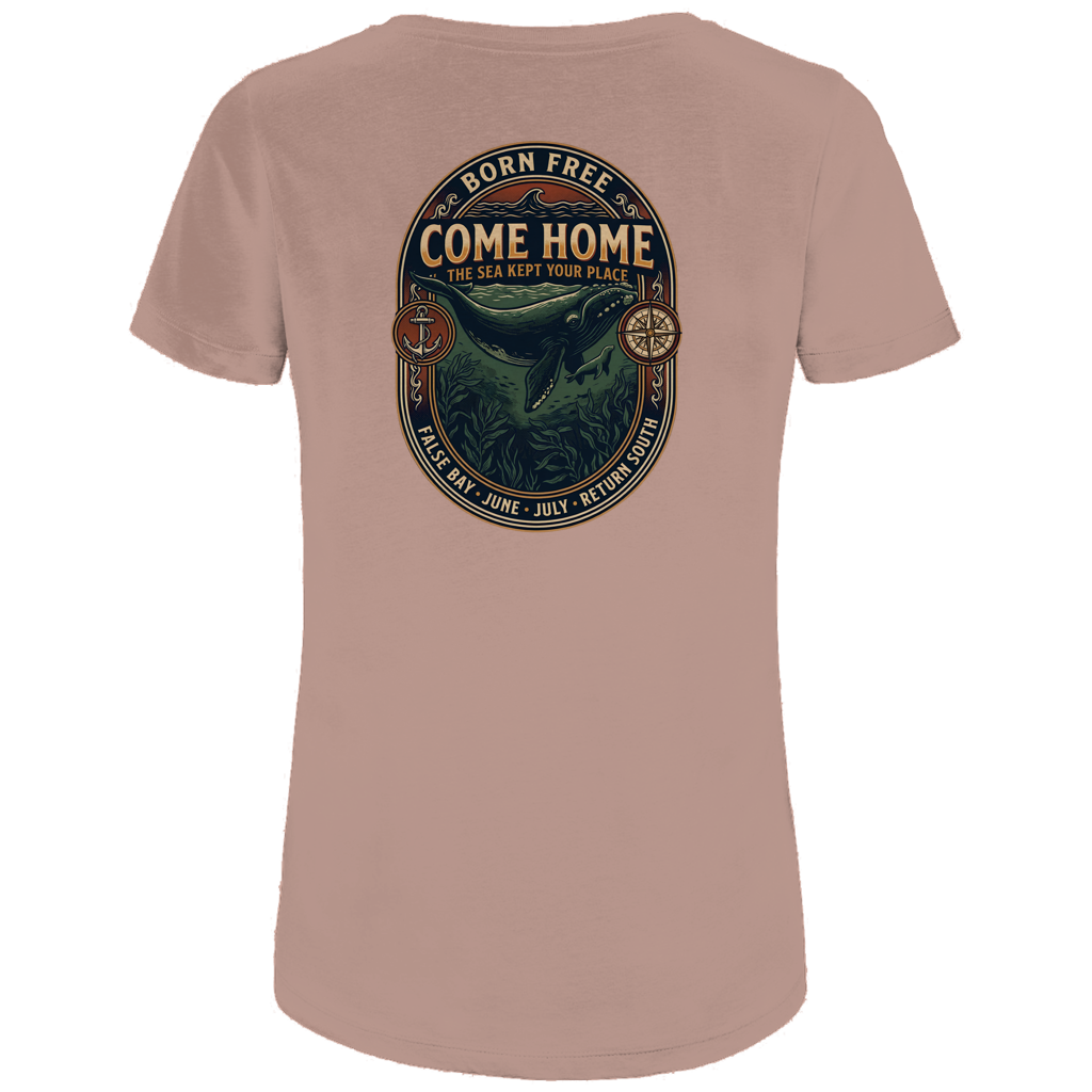 Damen Premium Bio T-Shirt Come Home  S.R.Whale / Seal