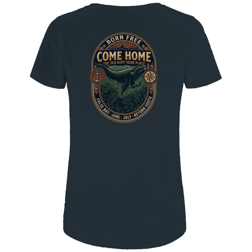 Damen Premium Bio T-Shirt Come Home  S.R.Whale / Seal