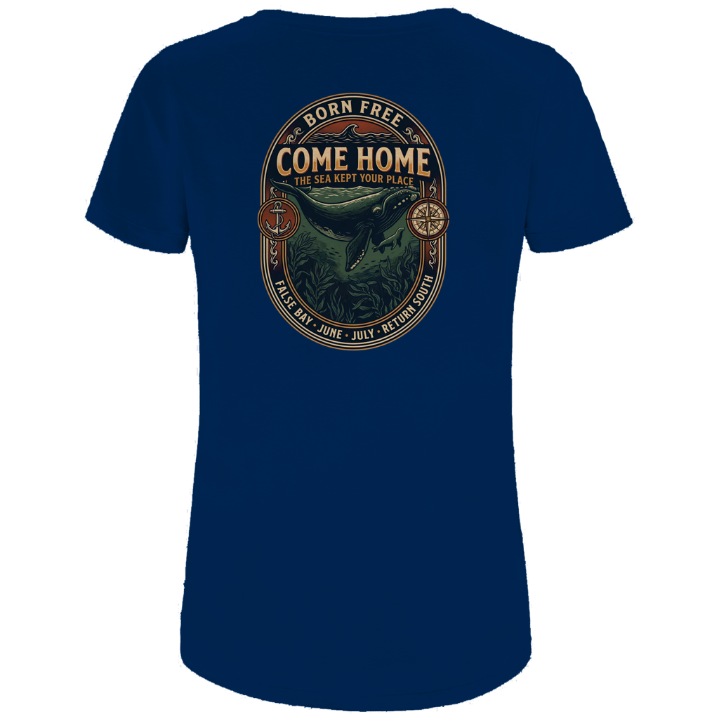 Damen Premium Bio T-Shirt Come Home  S.R.Whale / Seal