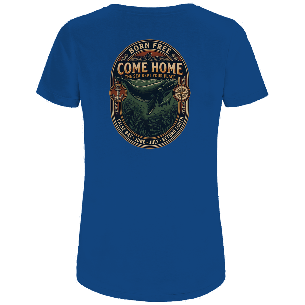 Damen Premium Bio T-Shirt Come Home  S.R.Whale / Seal