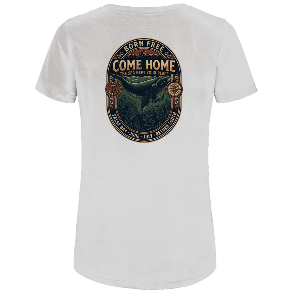 Damen Premium Bio T-Shirt Come Home  S.R.Whale / Seal