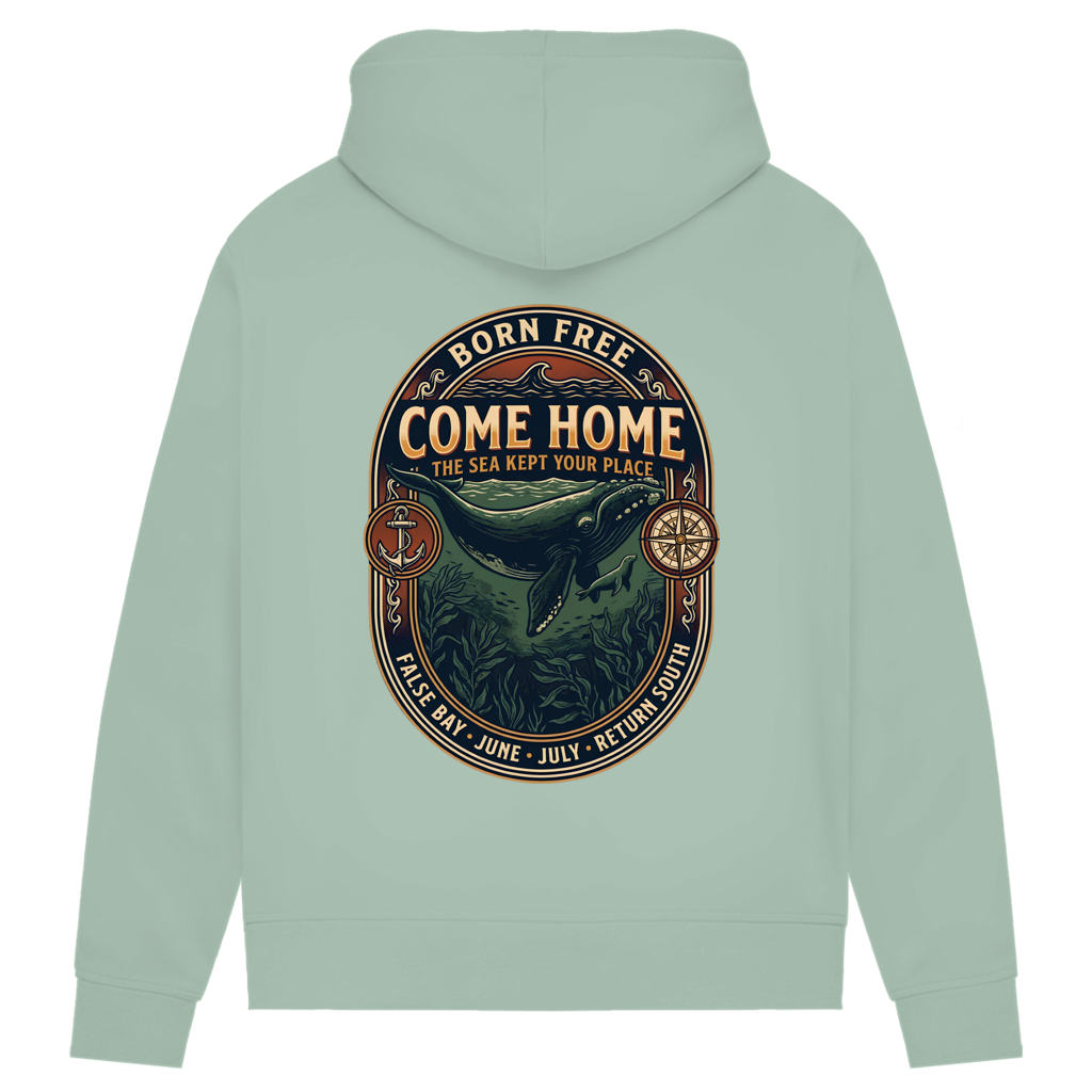 Damen Premium Bio Hoodie Come Home  S.R.Whale / Seal
