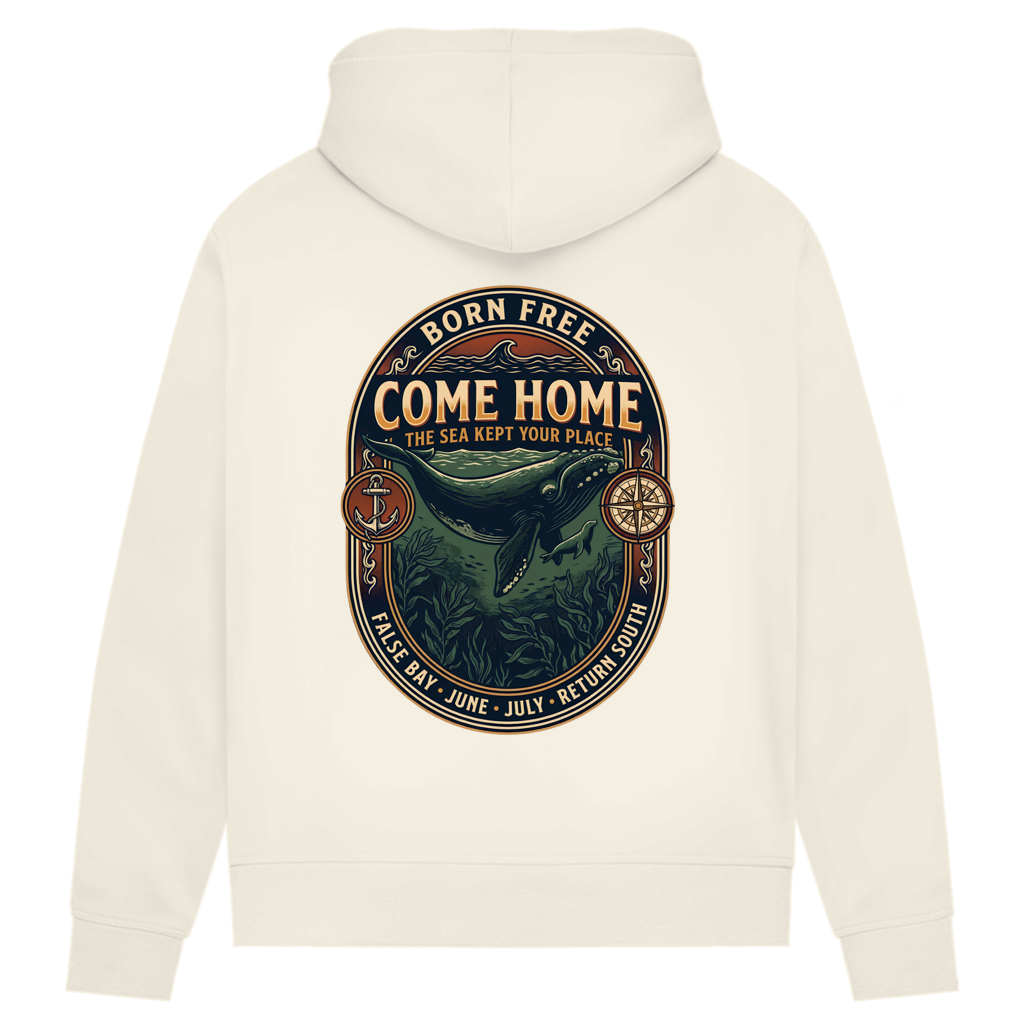 Damen Premium Bio Hoodie Come Home  S.R.Whale / Seal
