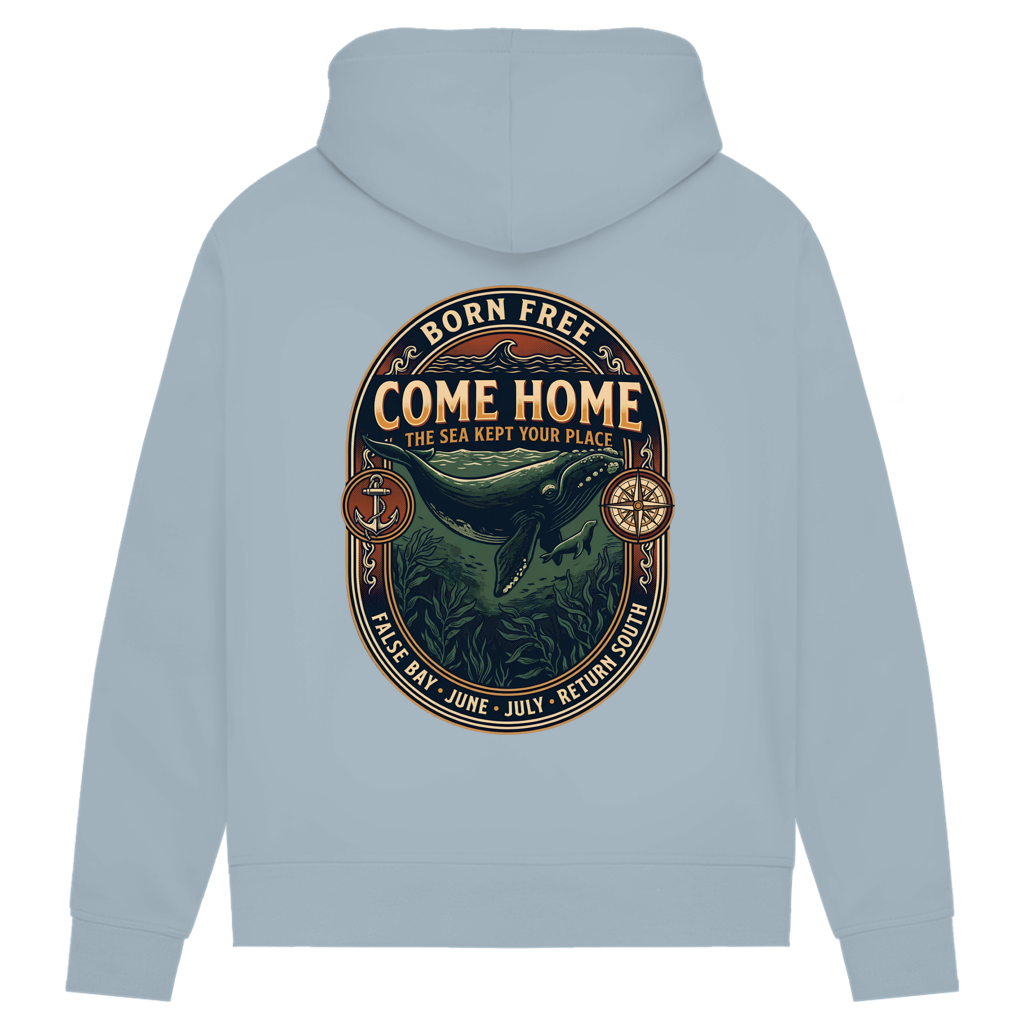 Damen Premium Bio Hoodie Come Home  S.R.Whale / Seal
