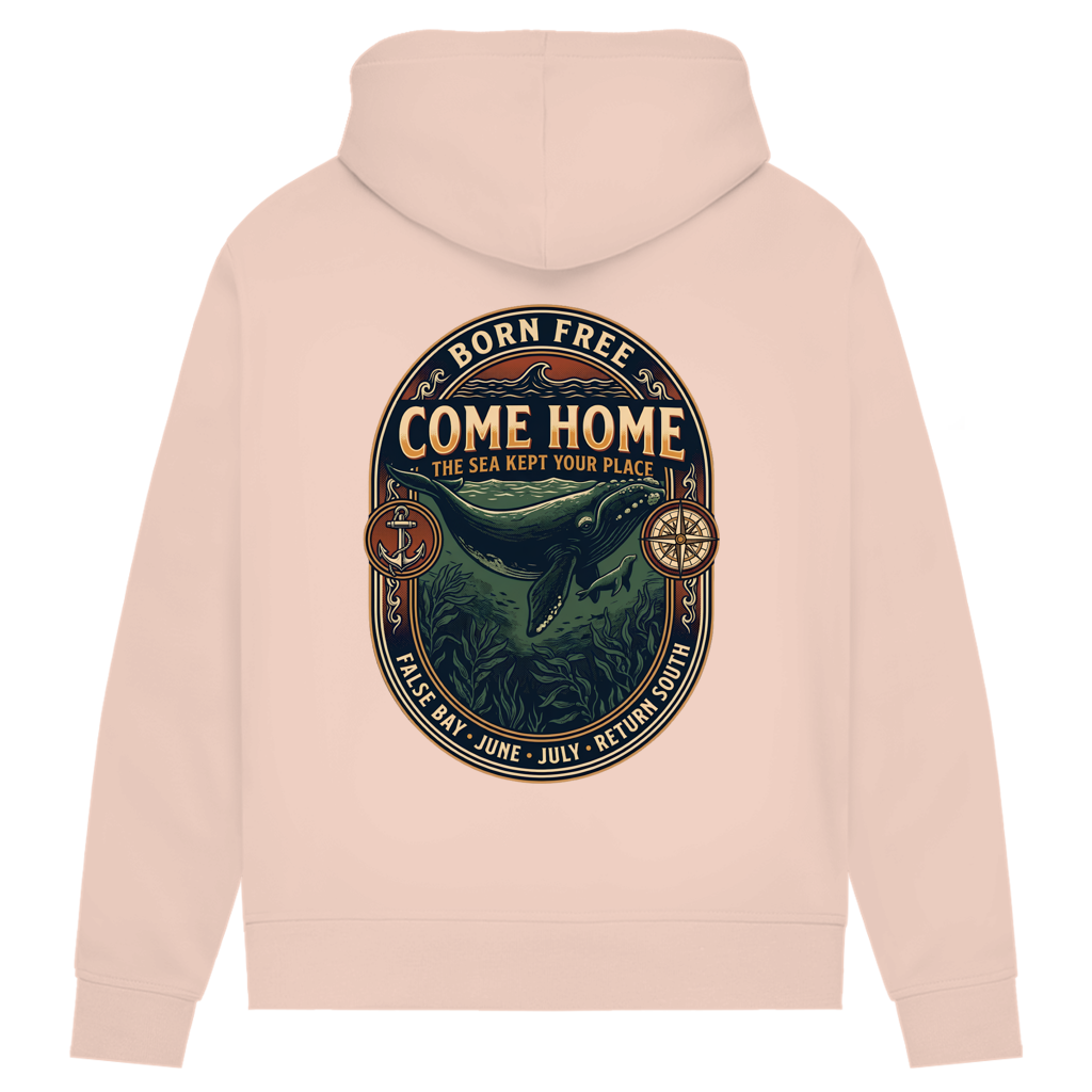 Damen Premium Bio Hoodie Come Home  S.R.Whale / Seal