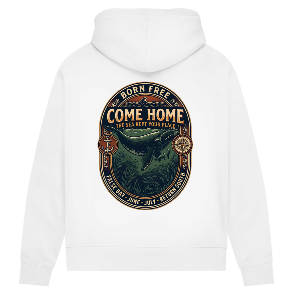 Damen Premium Bio Hoodie Come Home  S.R.Whale / Seal
