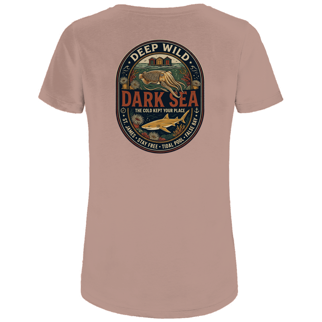 Damen Premium Bio T-Shirt DARK SEA Creatures