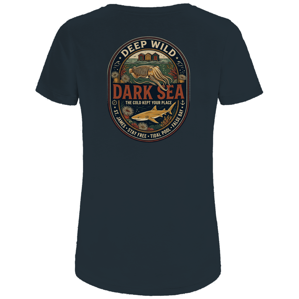 Damen Premium Bio T-Shirt DARK SEA Creatures