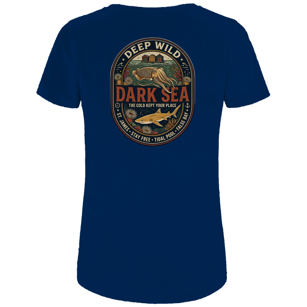Damen Premium Bio T-Shirt DARK SEA Creatures
