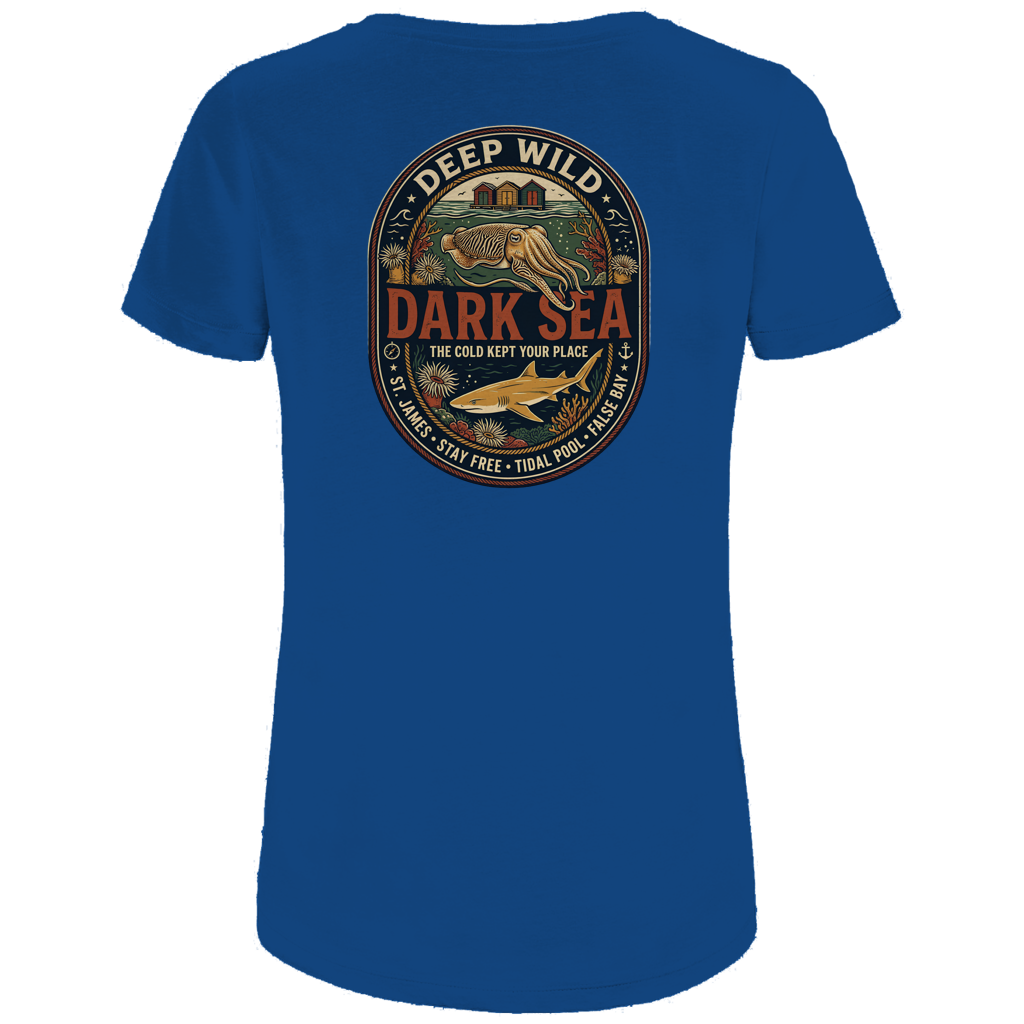 Damen Premium Bio T-Shirt DARK SEA Creatures