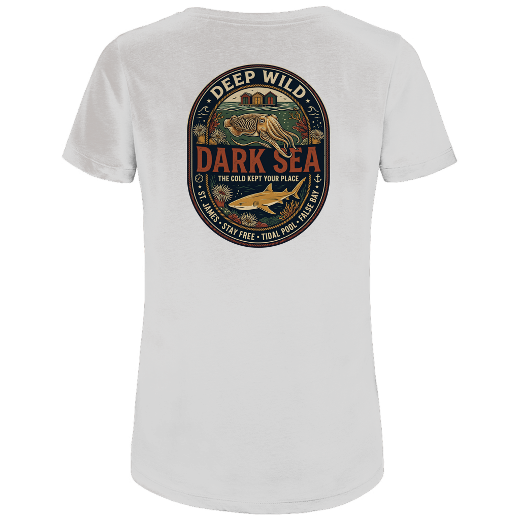 Damen Premium Bio T-Shirt DARK SEA Creatures