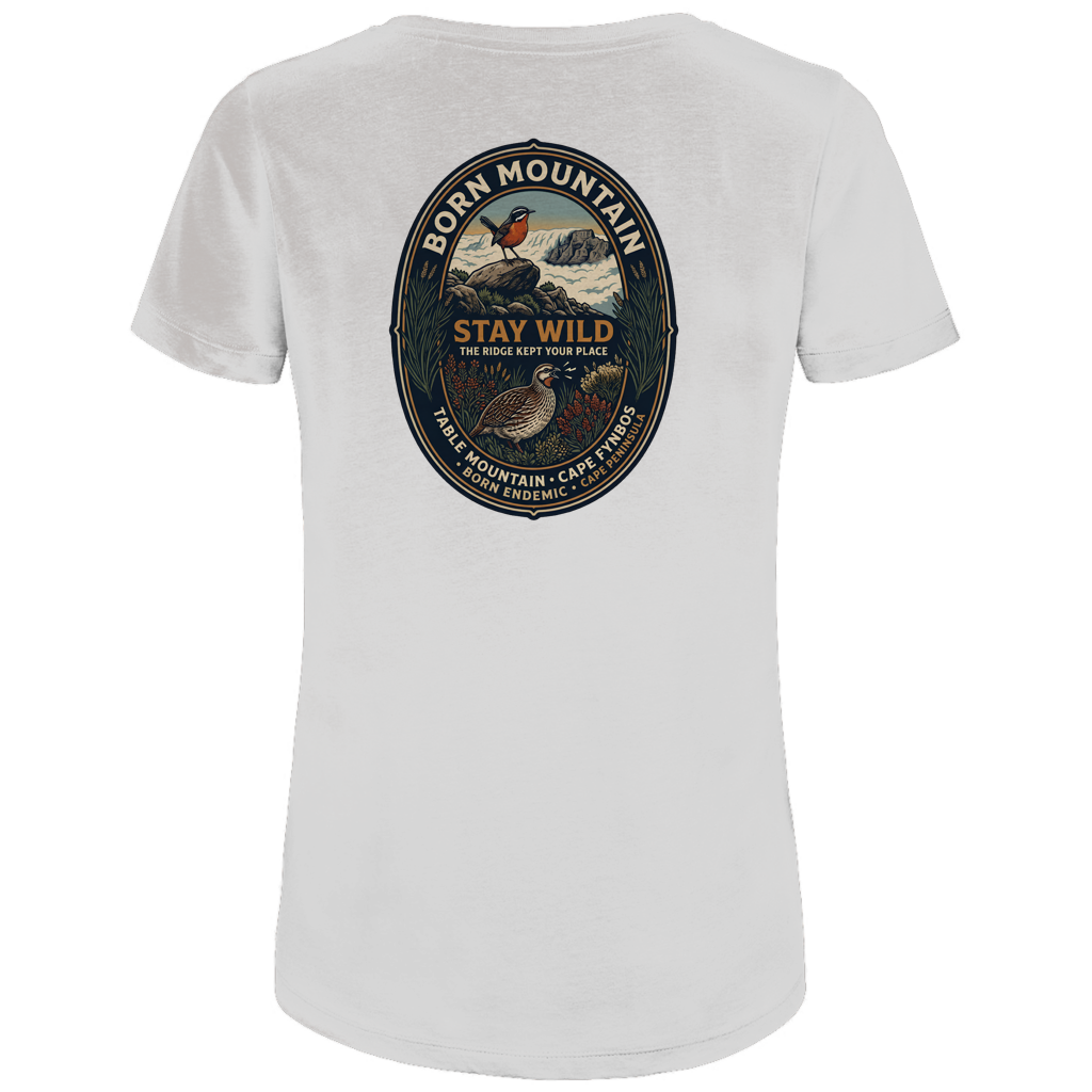 Damen Premium Bio T-Shirt STAY WILD Endemic Life
