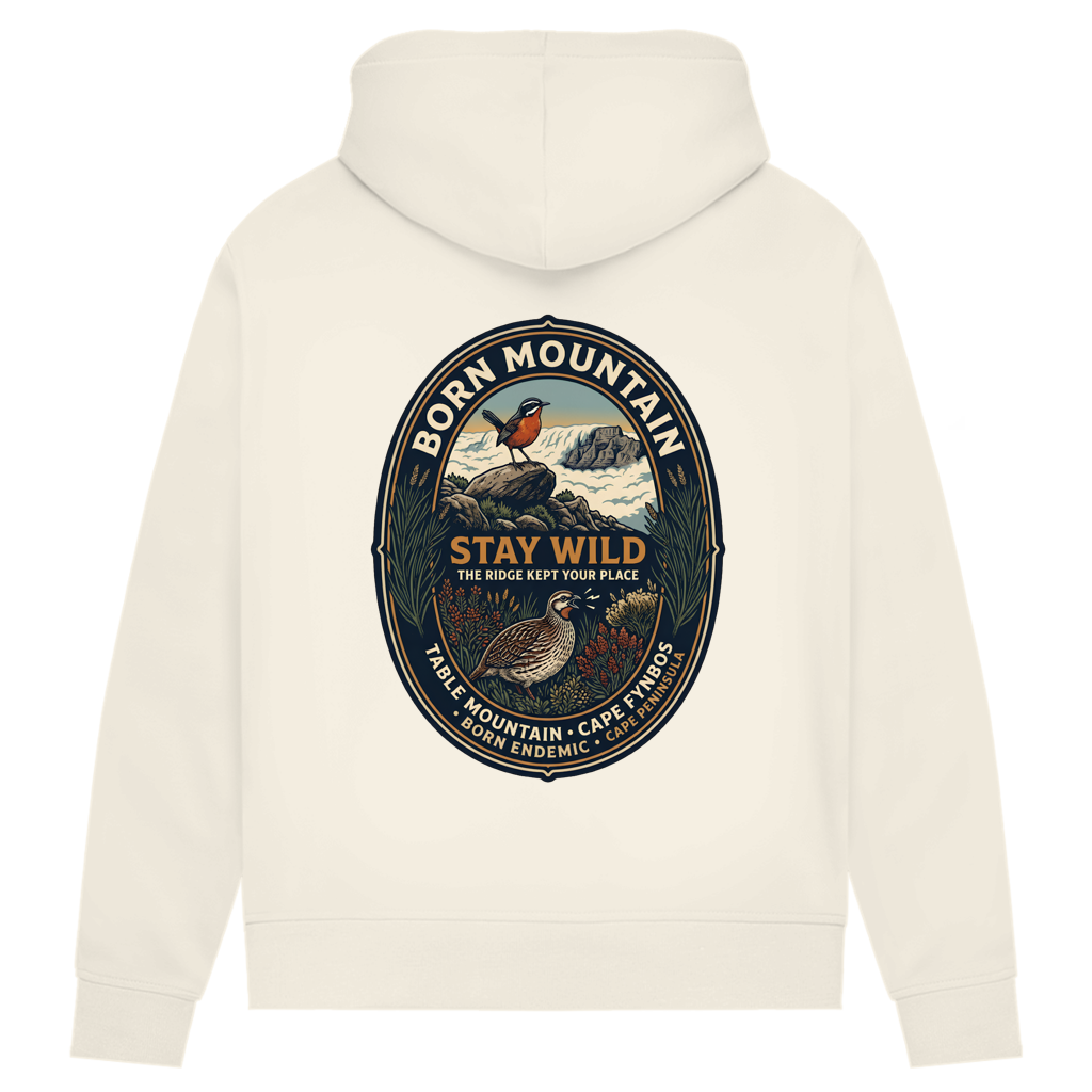 Damen Premium Bio Hoodie STAY WILD Endemic Life