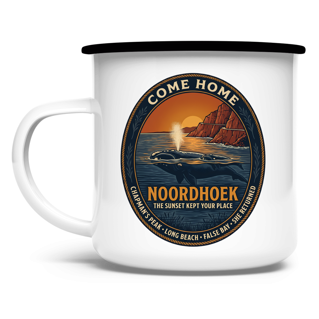 Emaille Tasse DEEP LOVE Rosie & Carlos