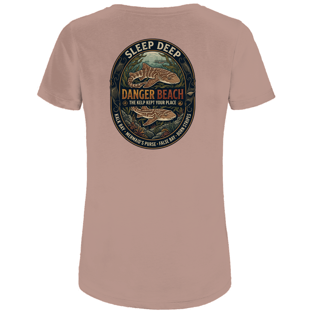 Damen Premium Bio T-Shirt SLEEP DEEP Pyjama Sharks
