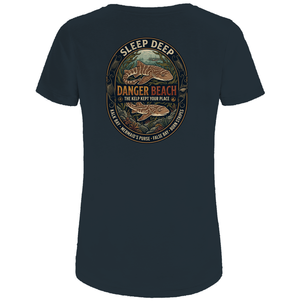 Damen Premium Bio T-Shirt SLEEP DEEP Pyjama Sharks