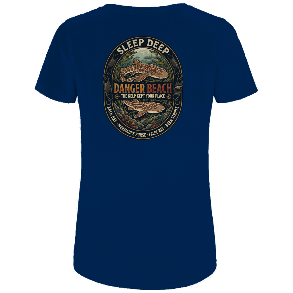 Damen Premium Bio T-Shirt SLEEP DEEP Pyjama Sharks