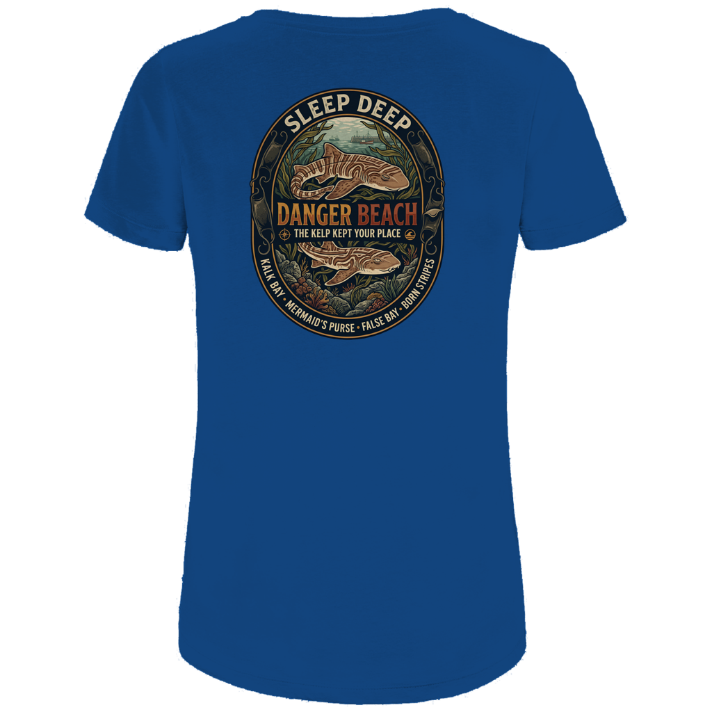 Damen Premium Bio T-Shirt SLEEP DEEP Pyjama Sharks