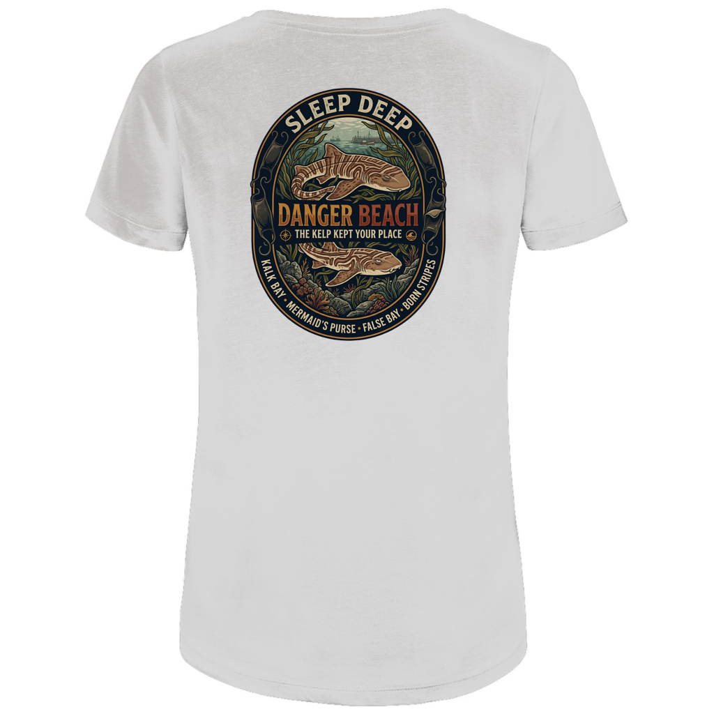 Damen Premium Bio T-Shirt SLEEP DEEP Pyjama Sharks