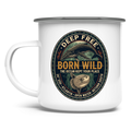 Emaille Tasse Born Wild Humpback / Mola Mola