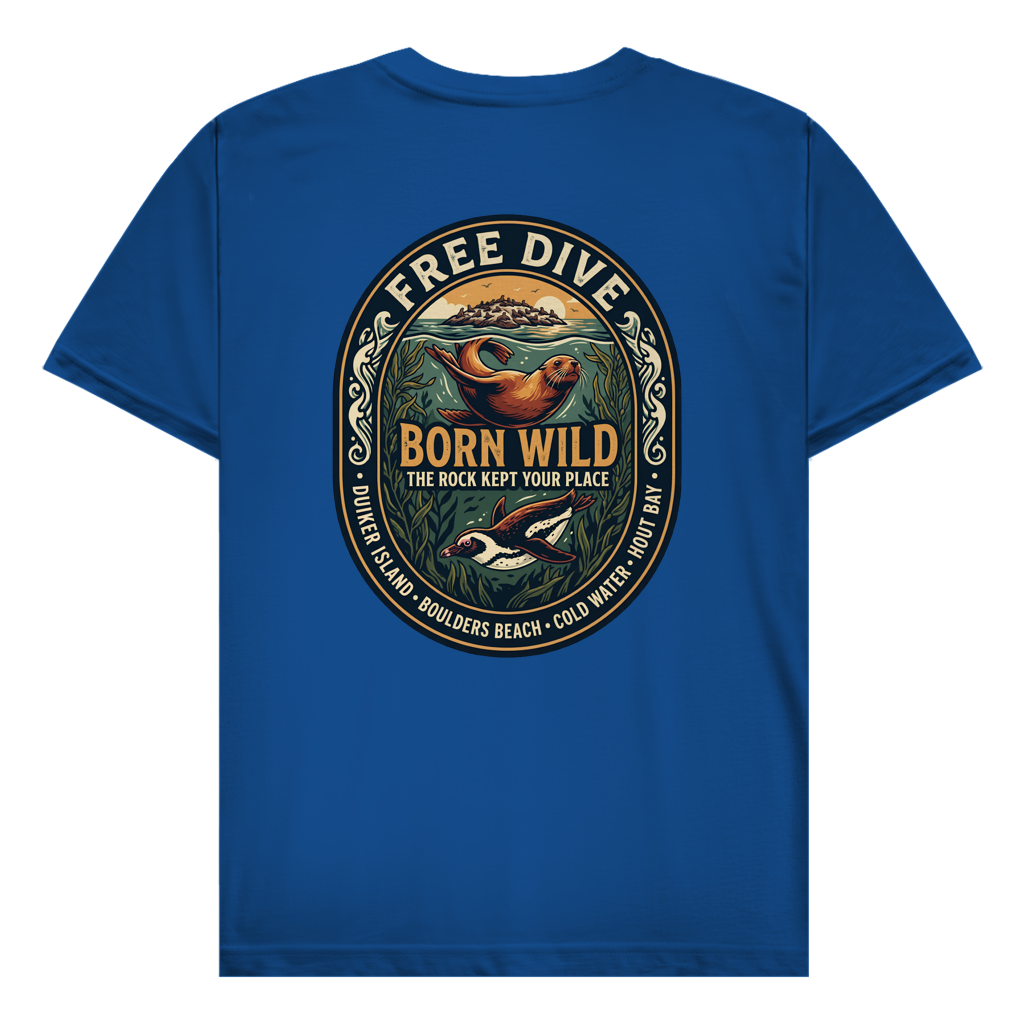 Herren T-Shirt BORN WILD Seal / Penguin