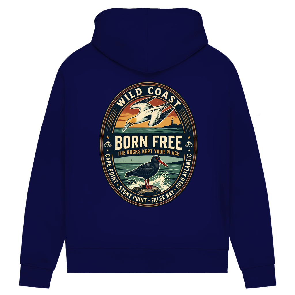 Damen Premium Bio Hoodie BORN FREE Rock Lover