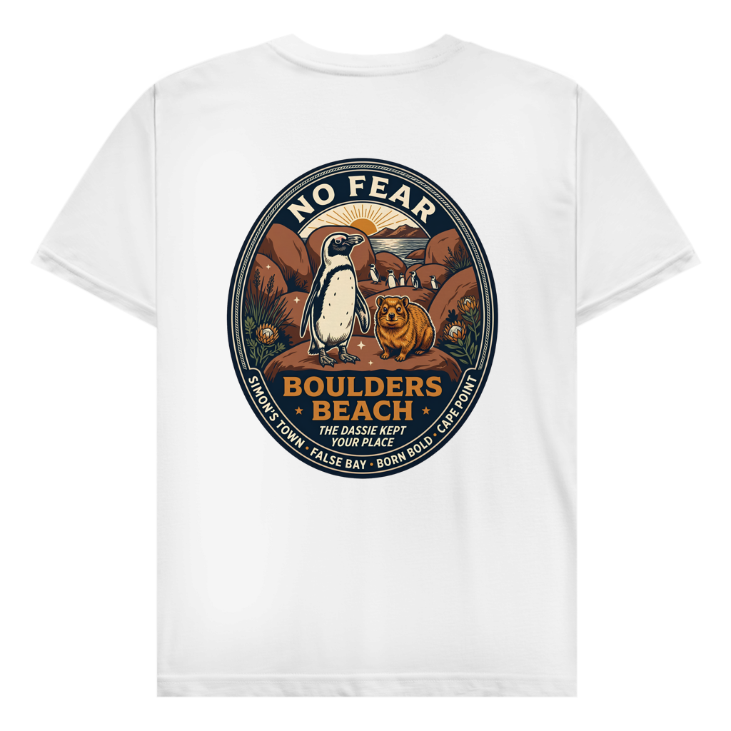 Herren T-Shirt NO FEAR Boulders Beach