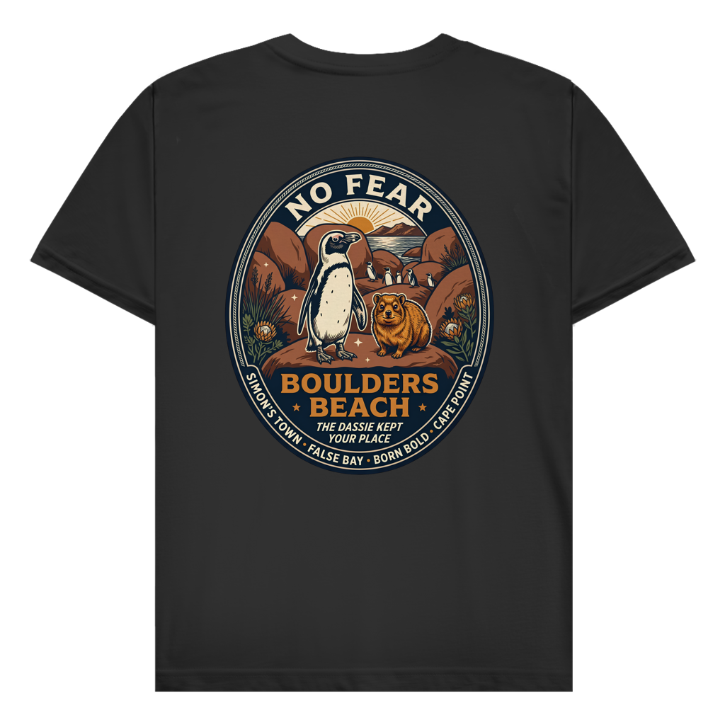 Herren T-Shirt NO FEAR Boulders Beach