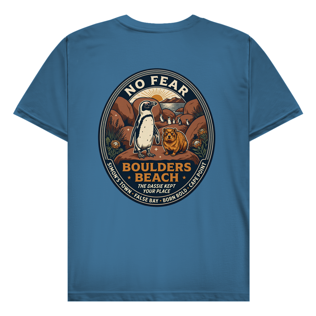 Herren T-Shirt NO FEAR Boulders Beach