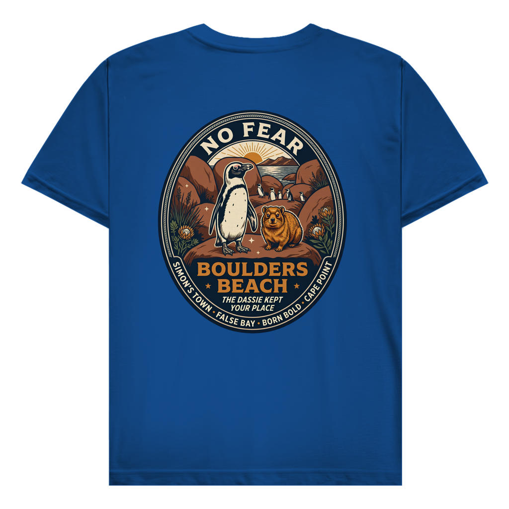 Herren T-Shirt NO FEAR Boulders Beach