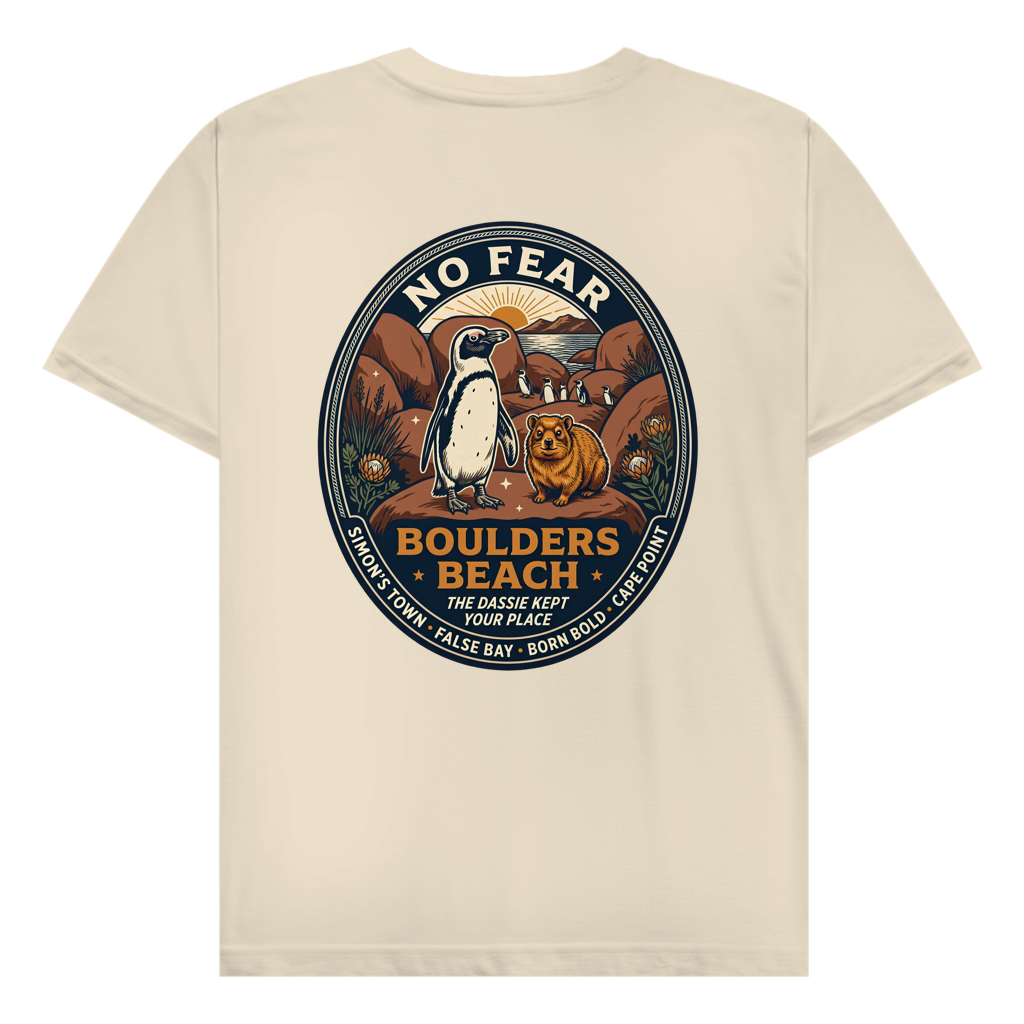 Herren T-Shirt NO FEAR Boulders Beach