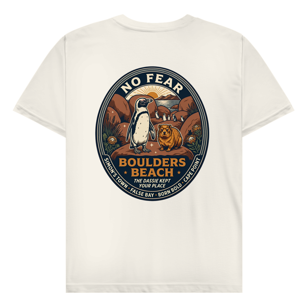 Herren T-Shirt NO FEAR Boulders Beach
