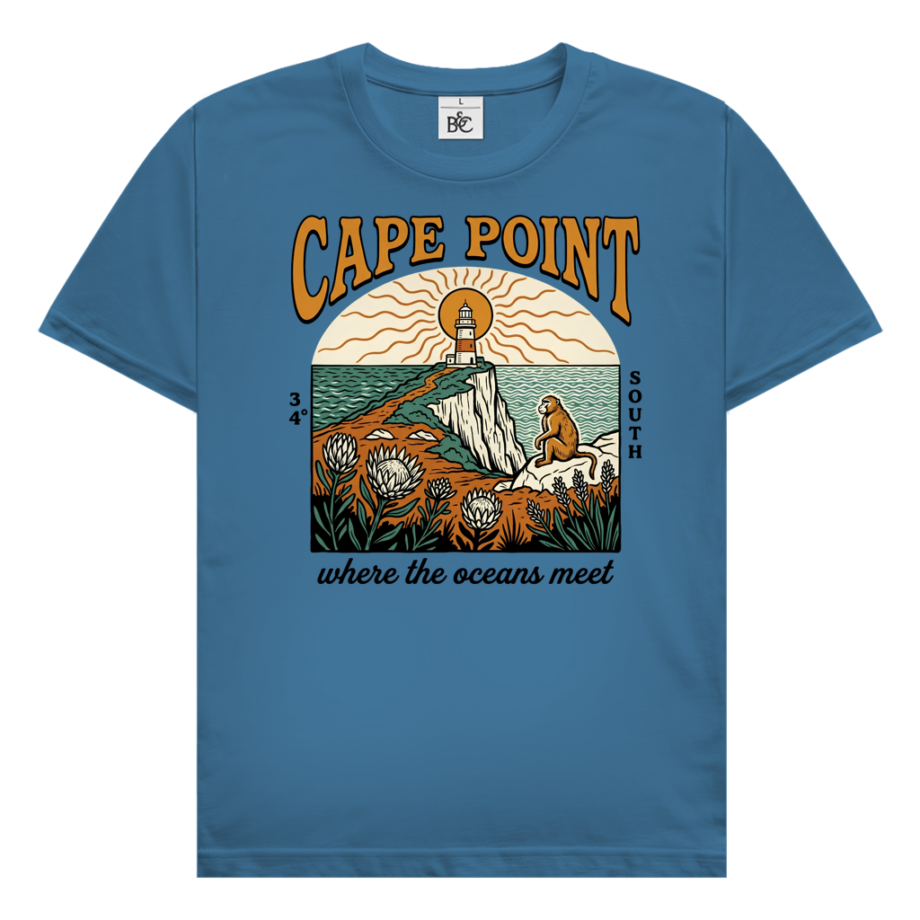 Herren T-Shirt 70s Cape Point