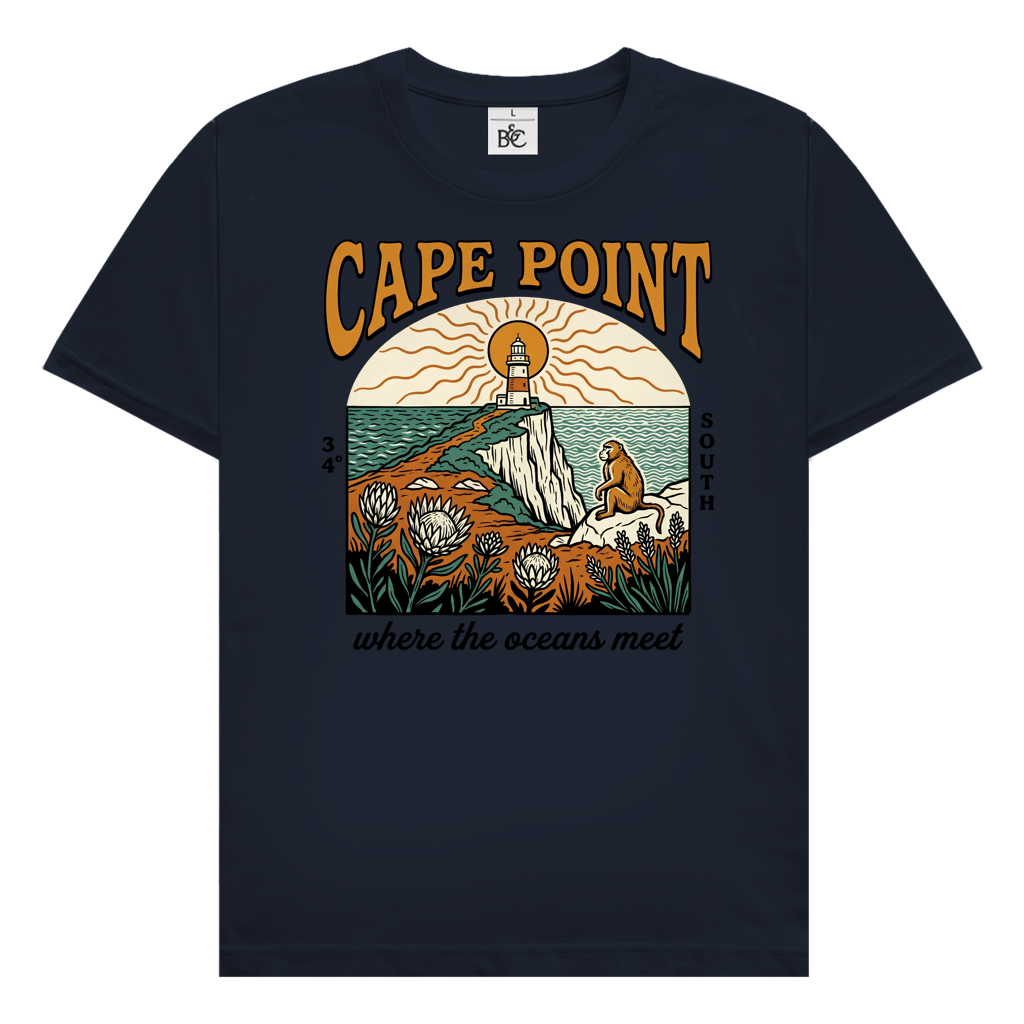 Herren T-Shirt 70s Cape Point