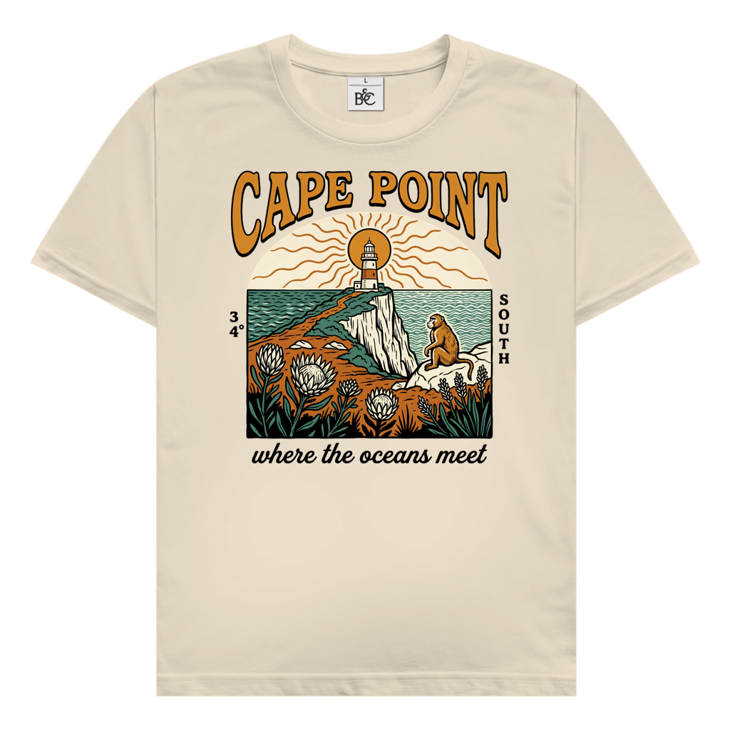 Herren T-Shirt 70s Cape Point