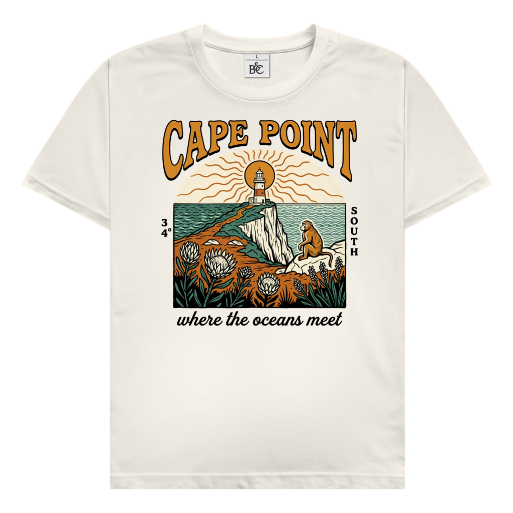 Herren T-Shirt 70s Cape Point