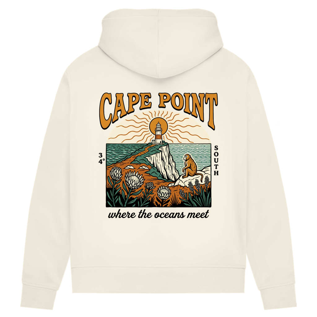 Damen Premium Bio Hoodie 70s Cape Point