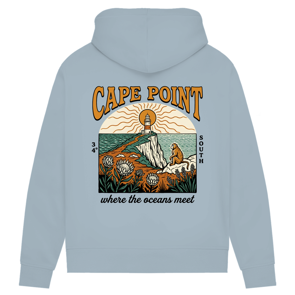 Damen Premium Bio Hoodie 70s Cape Point