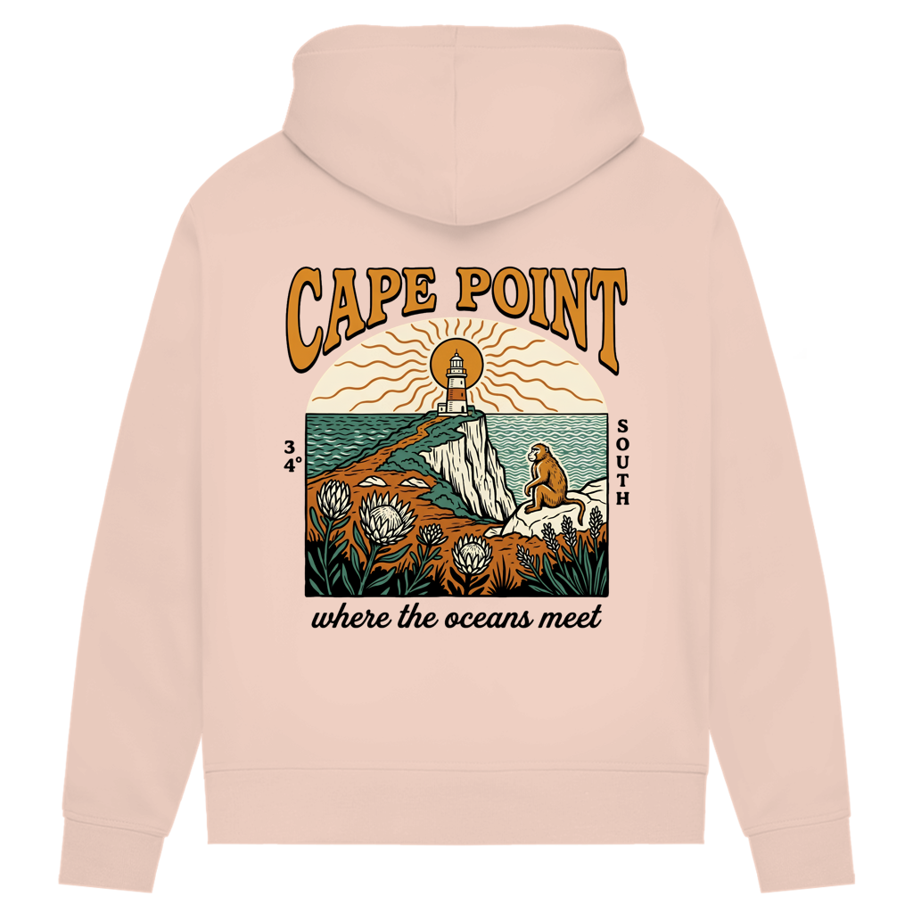 Damen Premium Bio Hoodie 70s Cape Point