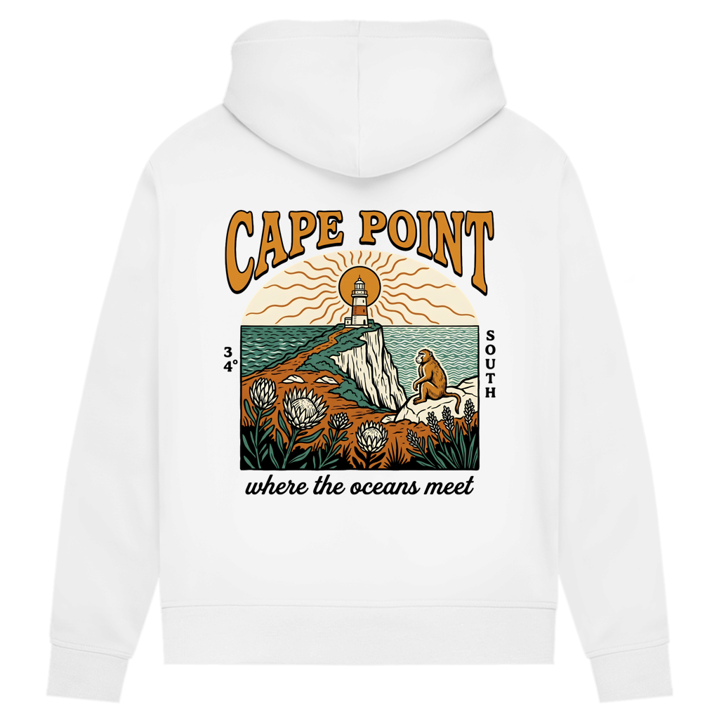 Damen Premium Bio Hoodie 70s Cape Point