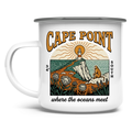 Emaille Tasse 70s Cape Point