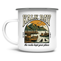 Emaille Tasse 70s Kalk Bay