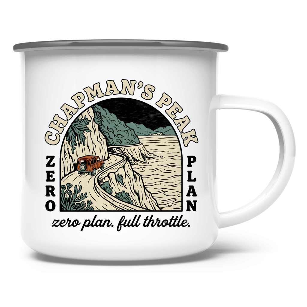 Emaille Tasse 70s Chapman's Peak