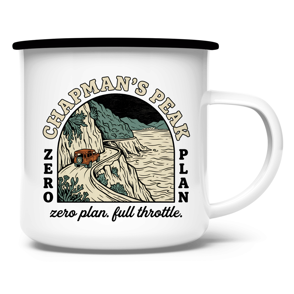 Emaille Tasse 70s Chapman's Peak