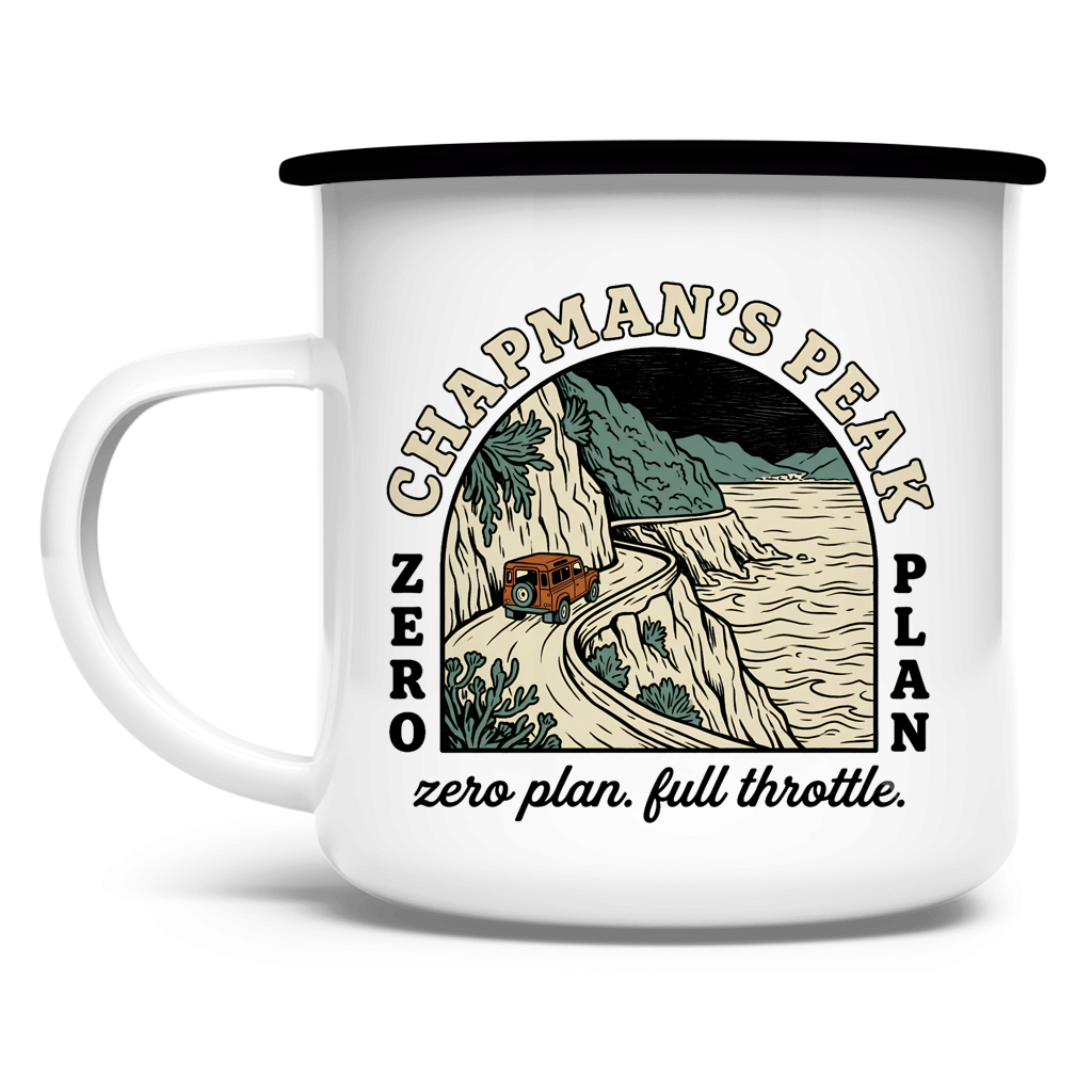 Emaille Tasse 70s Chapman's Peak