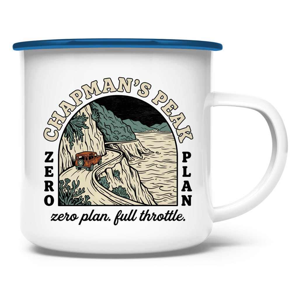 Emaille Tasse 70s Chapman's Peak